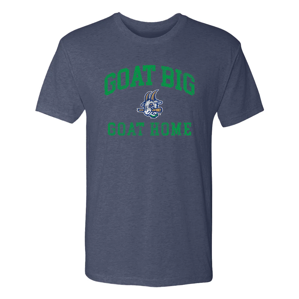Hartford Yard Goats 108 Stitches Goat Big or Goat Home Tee