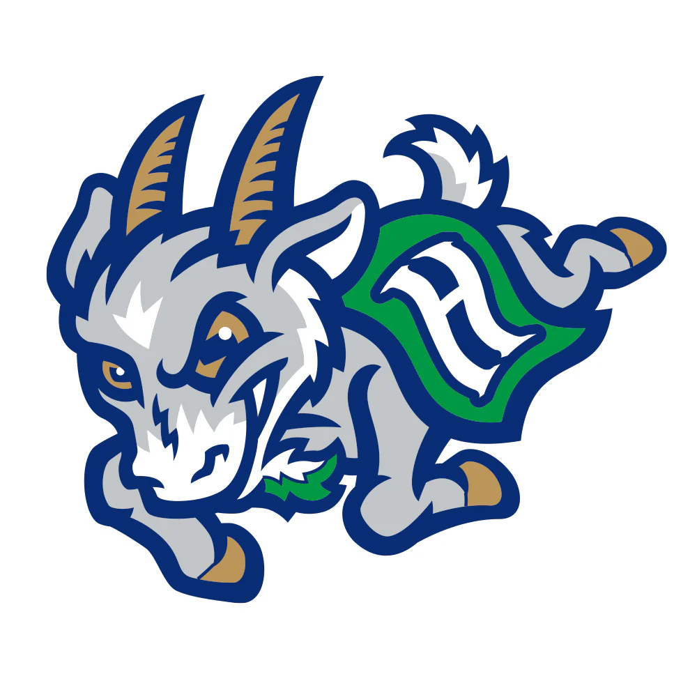 Hartford Yard Goats Charging Goat Pin