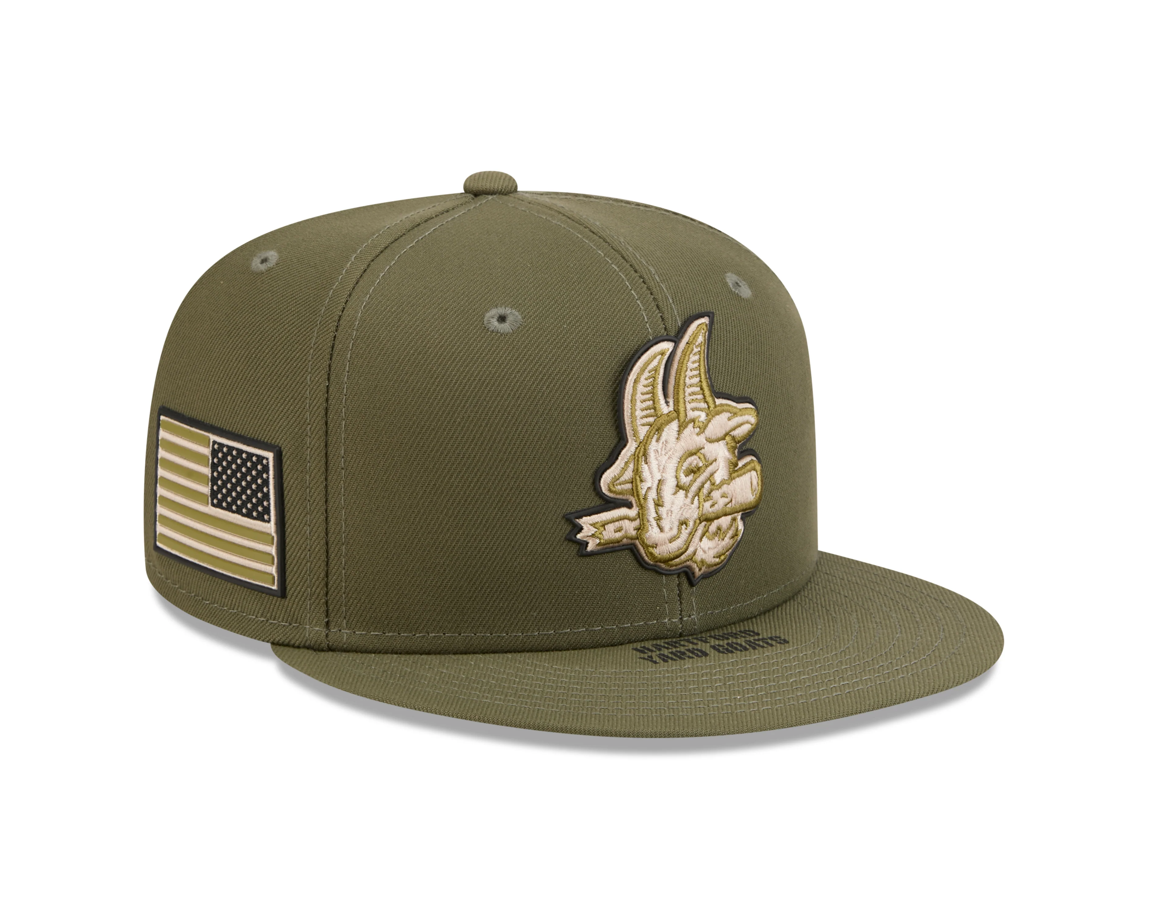 Hartford Yard Goats New Era '26 Armed Forces On-Field Fitted Cap