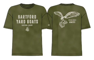 Hartford Yard Goats New Era Armed Forces '26 Tee