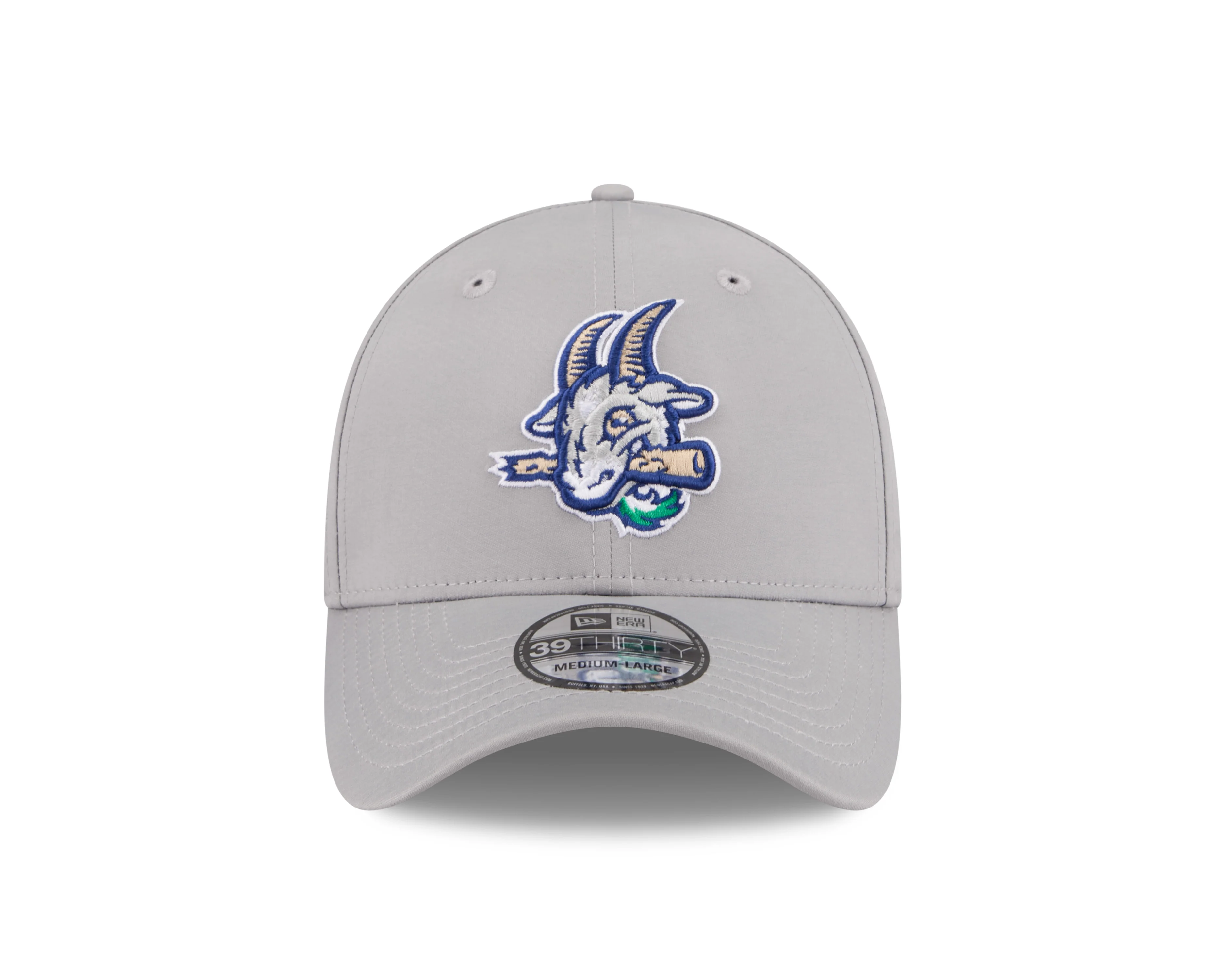 Hartford Yard Goats New Era Grey Perforated Flex Fit - Image 2