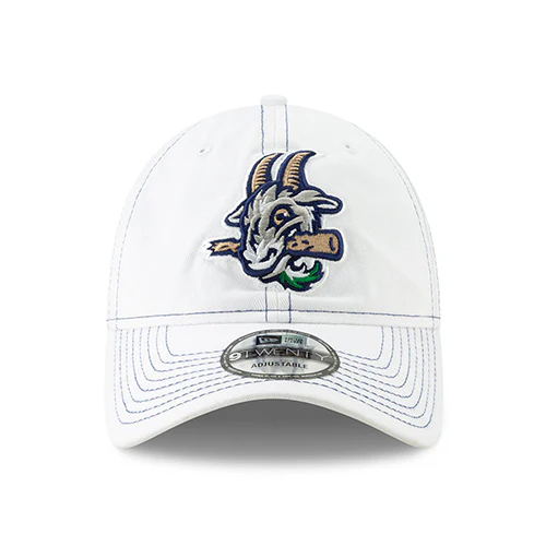 Hartford Yard Goats New Era White Logo Adjustable Cap - Image 2