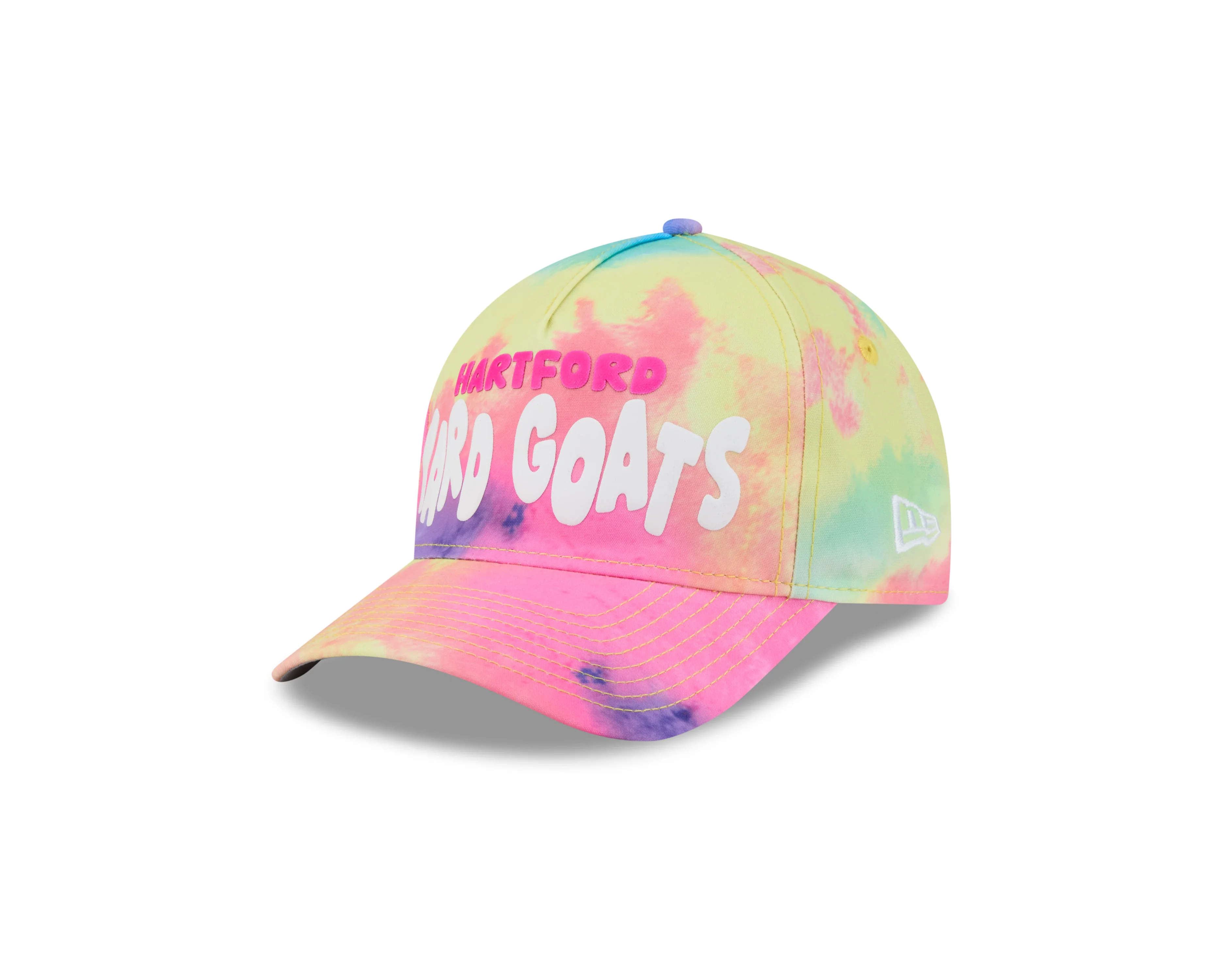 Hartford Yard Goats New Era Youth Tie Dye Adjustable Cap