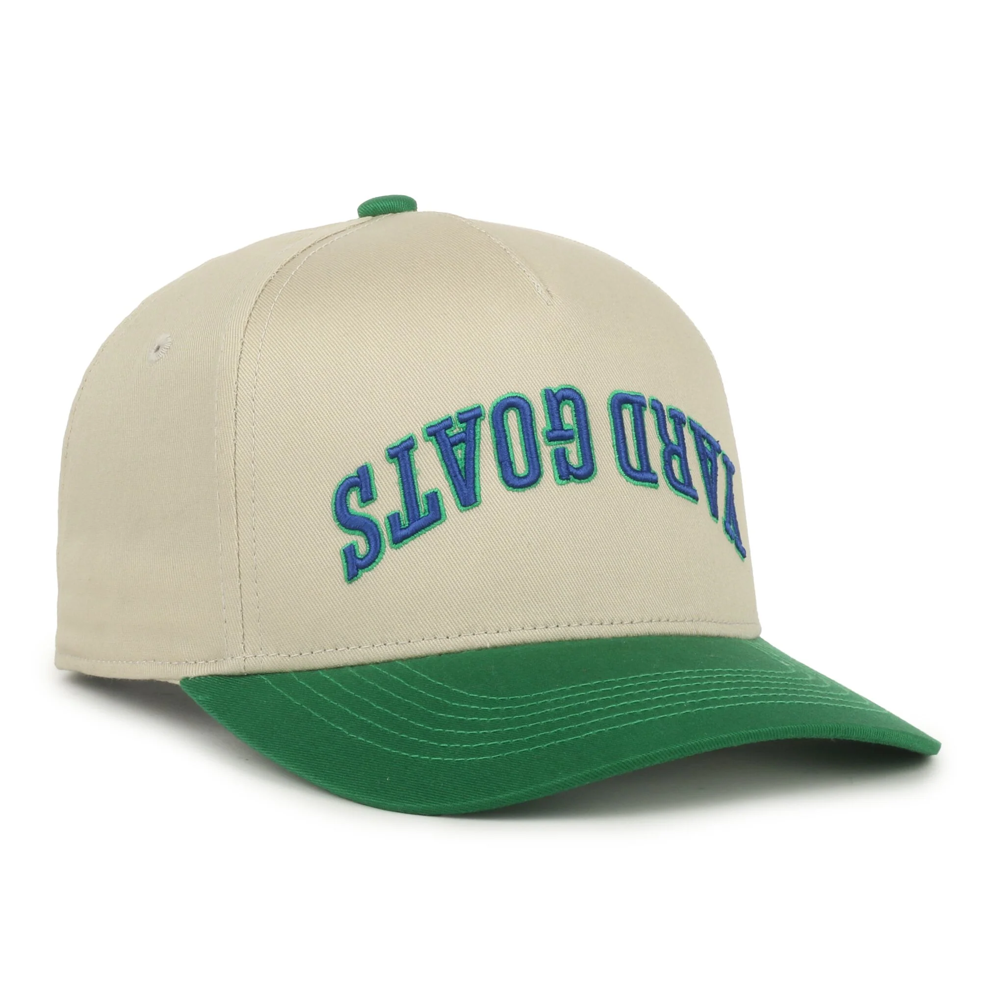 Hartford Yard Goats OC Sports Big Fly Green & Cream Snapback - Image 3