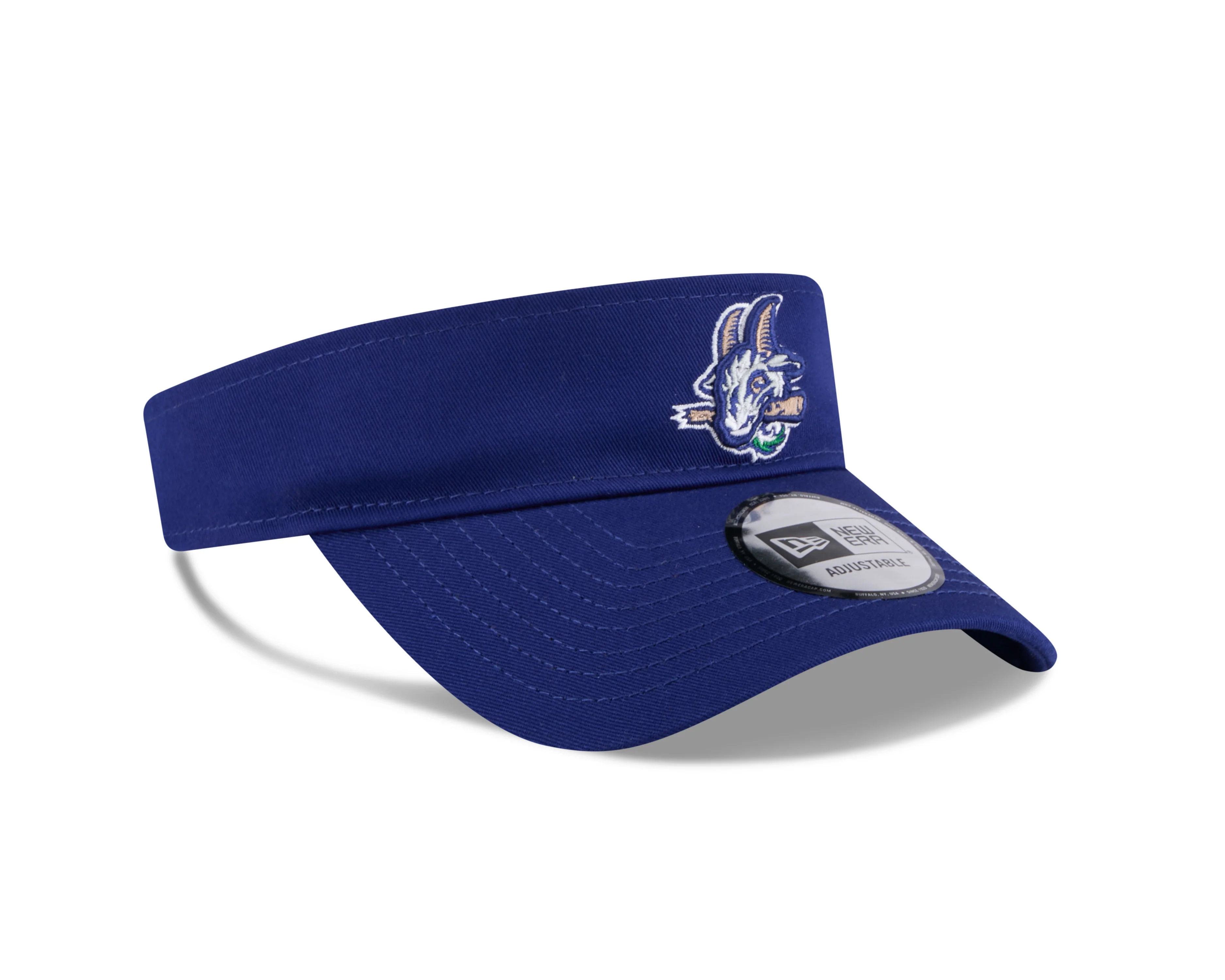 Hartford Yard Goats New Era Adjustable Royal Visor - Image 3